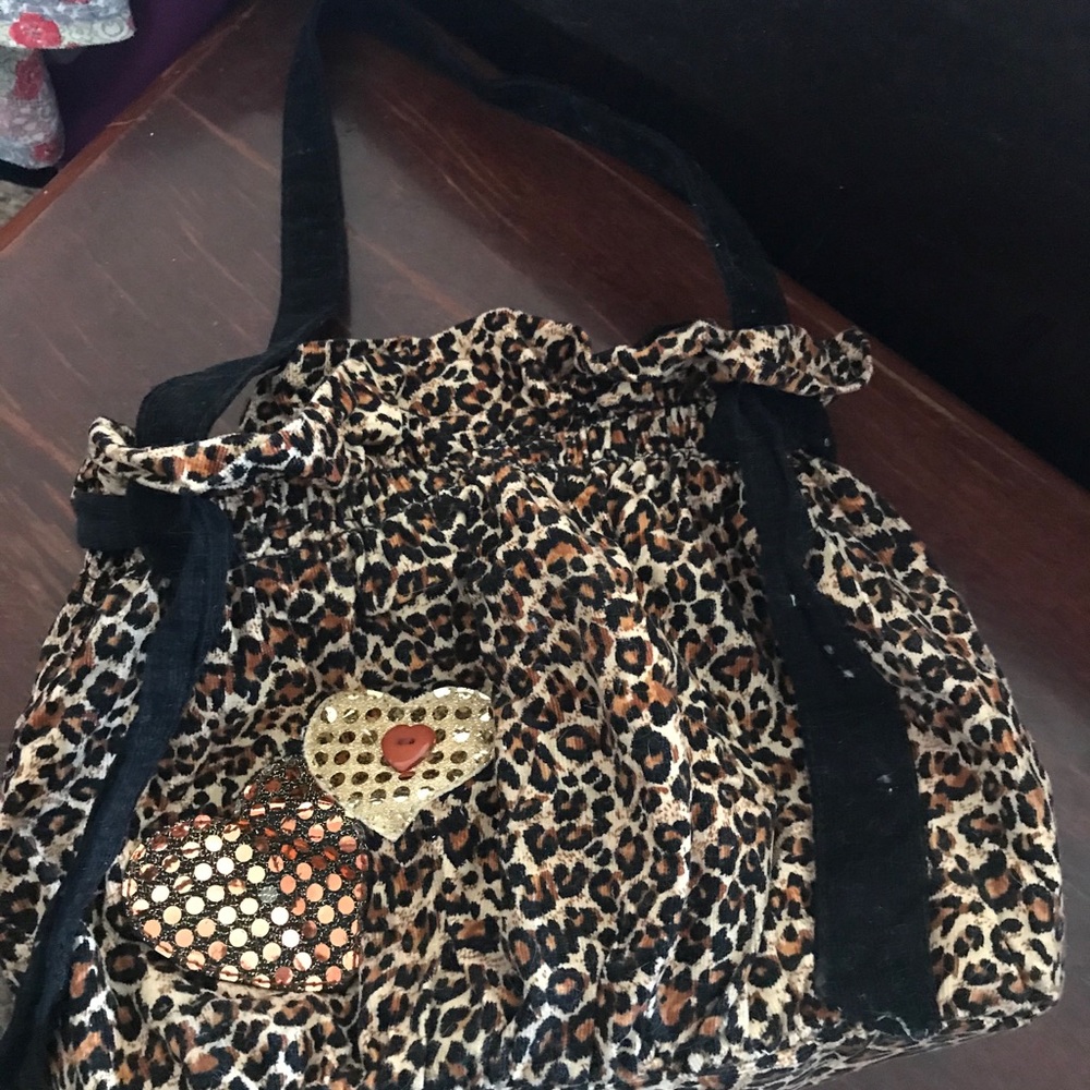 Leopard print purse